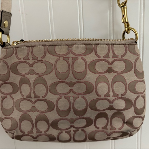 Coach Beige and Pink Crossbody Bag - Picture 3 of 3